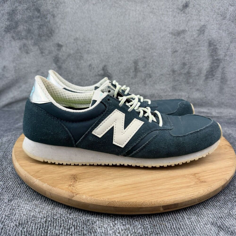 New Balance 420 Shoes Womens Size 9.5 B Blue Suede Running Sneakers MRL42AZ